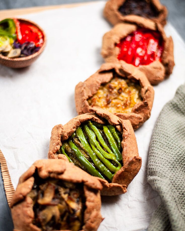 Mini Galettes with Seasonal Vegetables | Vegan