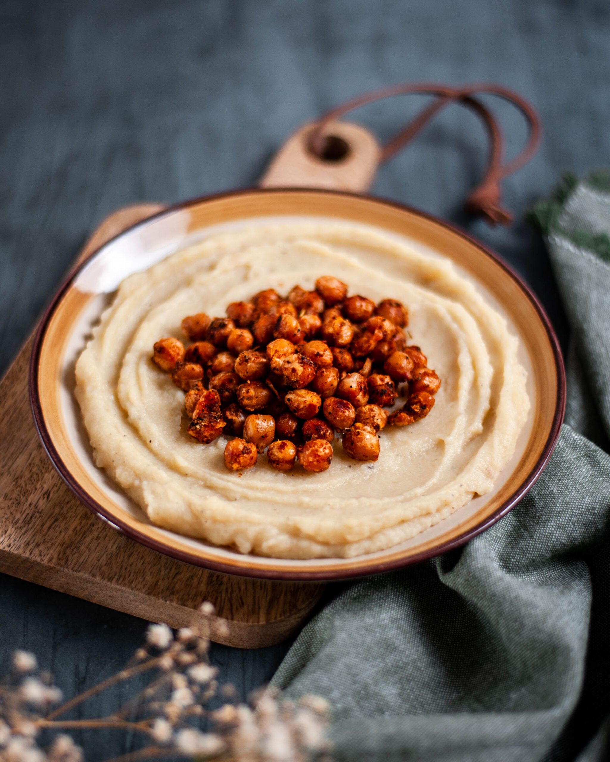 Cauliflower & Potato Mash with spicy roast Chickpeas 2